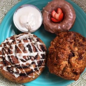 Gluten-free baked goods from Cafe Gratitude